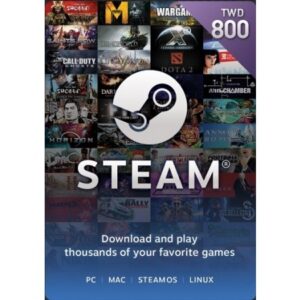 Steam 800元台幣錢包 蒸氣卡/爭氣卡